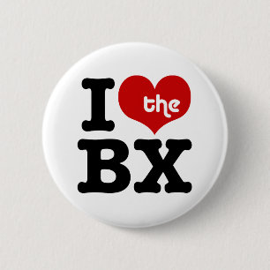 Badge Rond 5 Cm J'Aime Le Bronx