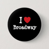 J'aime le coeur de Broadway personnalisé