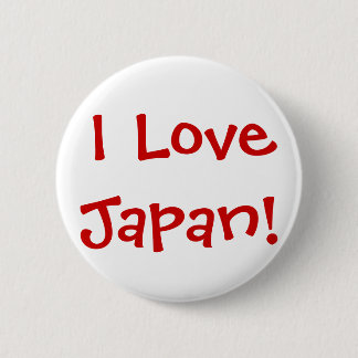 Badge Rond 5 Cm J'aime le Japon !