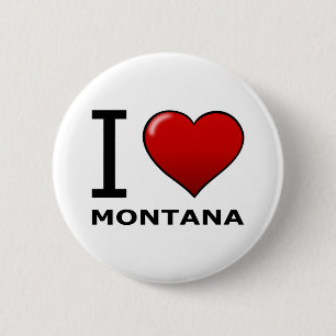 BADGE ROND 5 CM J'AIME LE MONTANA