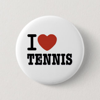 BADGE ROND 5 CM J'AIME LE TENNIS