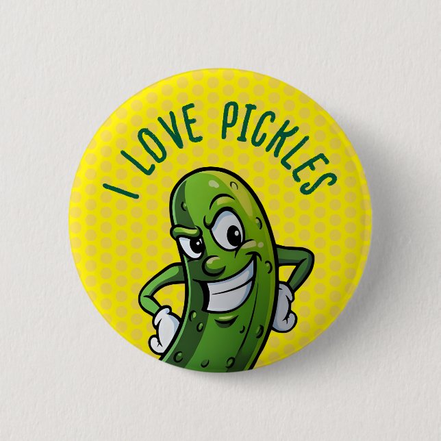 Badge Rond 5 Cm J'aime les chicelles (Devant)