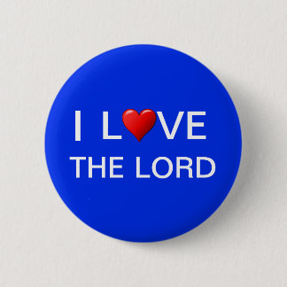BADGE ROND 5 CM J'AIME L'ÉTERNEL