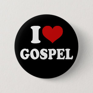 Badge Rond 5 Cm J'aime l'Evangile