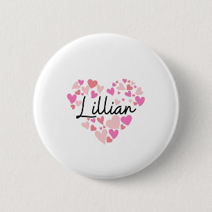 Badge Rond 5 Cm J'aime Lillian