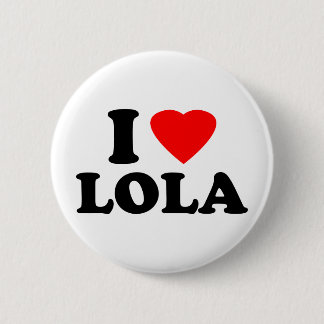 Badge Rond 5 Cm J'aime Lola