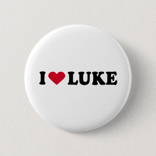 BADGE ROND 5 CM J'AIME LUKE