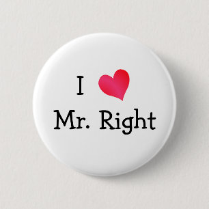 Badge Rond 5 Cm J'Aime M. Right