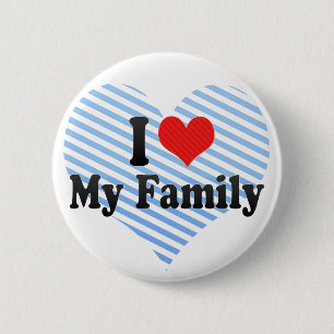 Badge Rond 5 Cm J'aime ma famille