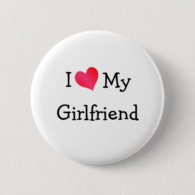 Badge Rond 5 Cm J'Aime Ma Fille (Devant)