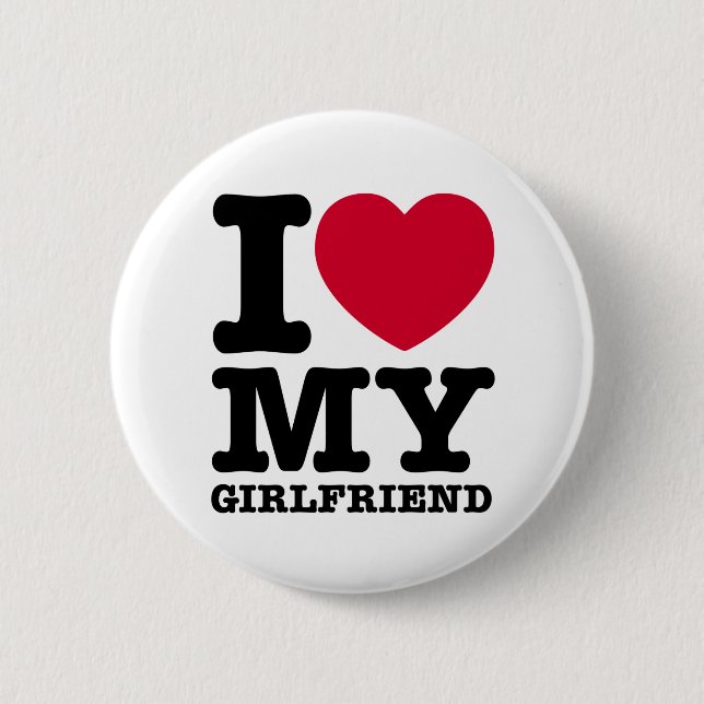 Badge Rond 5 Cm J'AIME MA Fille (Devant)