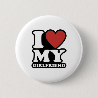 Badge Rond 5 Cm J'aime ma petite amie, j'aime mon gf, j'aime mon g