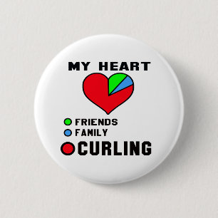 Badge Rond 5 Cm J'aime me courber