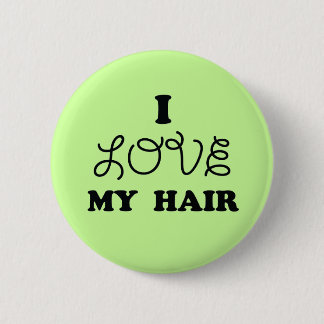 Badge Rond 5 Cm J'aime mes cheveux