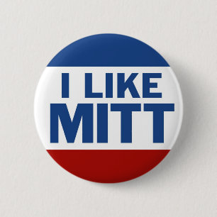 Badge Rond 5 Cm J'Aime Mitt