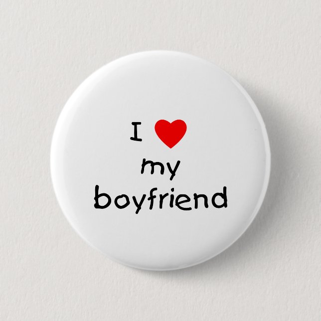 Badge Rond 5 Cm J'aime mon ami (Devant)