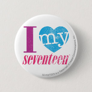 Badge Rond 5 Cm J'aime mon Aqua 17