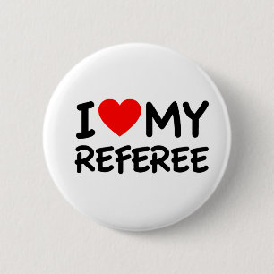 Badge Rond 5 Cm J'aime mon arbitre
