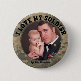 Badge Rond 5 Cm J'aime mon cadre fait sur commande de photo de