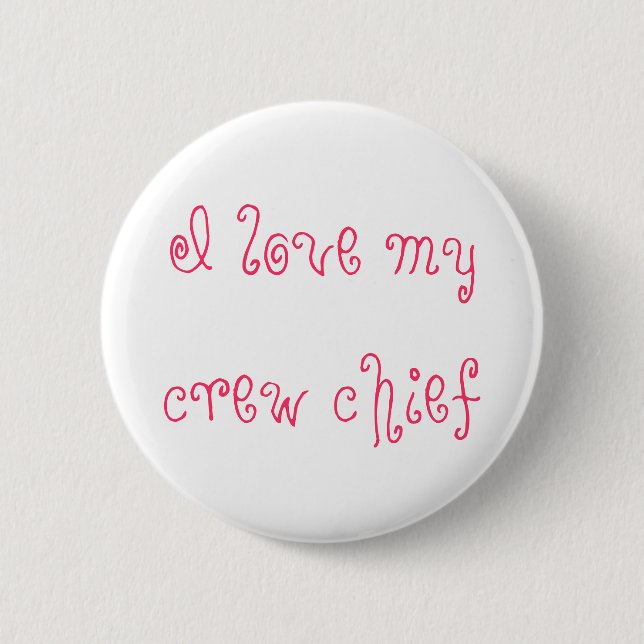 Badge Rond 5 Cm J'aime mon chef d'équipe (Devant)