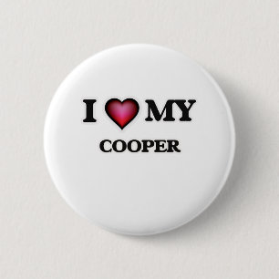 Badge Rond 5 Cm J'aime mon Cooper