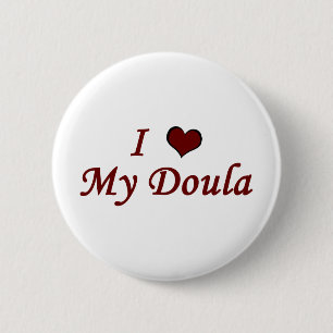 Badge Rond 5 Cm J'aime mon Doula