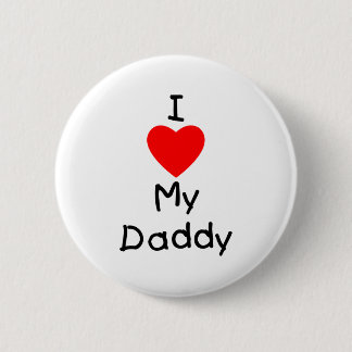 Badge Rond 5 Cm J'aime mon papa