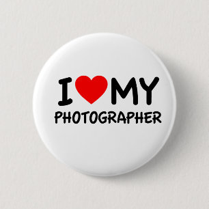 Badge Rond 5 Cm J'aime mon photographe