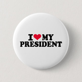 Badge Rond 5 Cm J'aime mon président