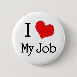 Badge Rond 5 Cm J'aime mon travail
