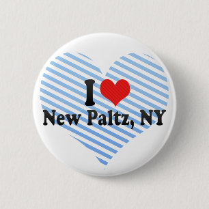 Badge Rond 5 Cm J'aime nouveau Paltz, NY