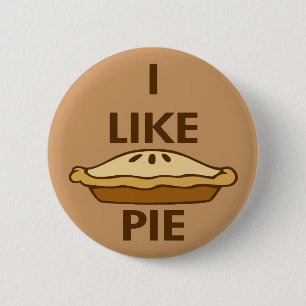Badge Rond 5 Cm J'Aime Pie
