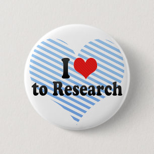 Badge Rond 5 Cm J'aime rechercher