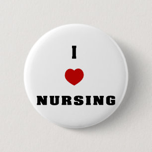 Badge Rond 5 Cm J'aime soigner