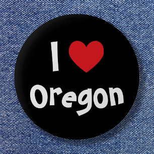 Badge Rond 5 Cm J'aime Votre Ville ou État Ici