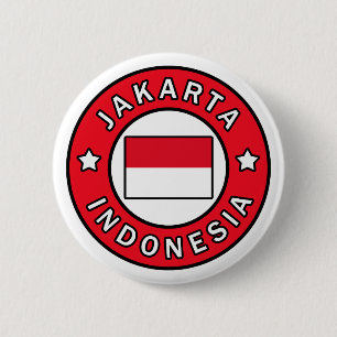 Badge Rond 5 Cm Jakarta Indonésie
