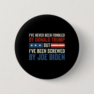 Badge Rond 5 Cm Jamais Été Fondé Par Donald Trump Mais Joe Biden