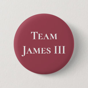 Badge Rond 5 Cm James III, Roi des Écossais
