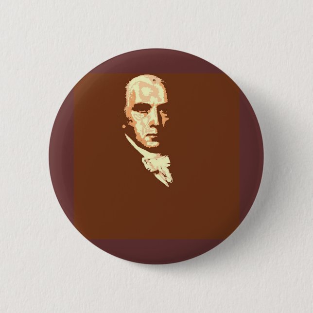 Badge Rond 5 Cm James Madison (Devant)