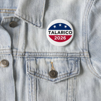 Badge Rond 5 Cm James Talarico 2026 Campaign Button
