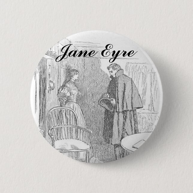 Badge Rond 5 Cm Jane Eyre (Devant)