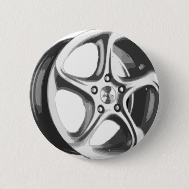 Badge Rond 5 Cm Jante décorative de voiture (Devant)