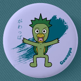 Badge Rond 5 Cm Japonais Yokai Gawappa