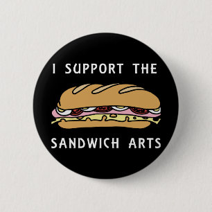 Badge Rond 5 Cm J'Appuie Les Sandwich Arts