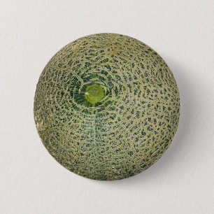 Badge Rond 5 Cm Jardin Cantaloupe frais