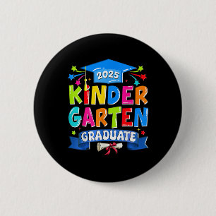 Badge Rond 5 Cm Jardin d'enfants Diplômé 2025 Enfants de l'enseign