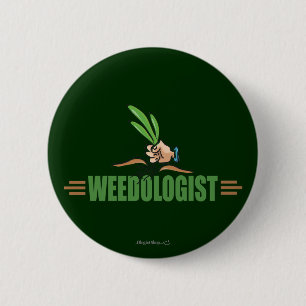 Badge Rond 5 Cm Jardin humoristique