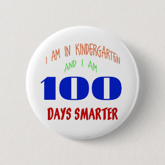 Badge Rond 5 Cm Jardins d'enfants 100 jours