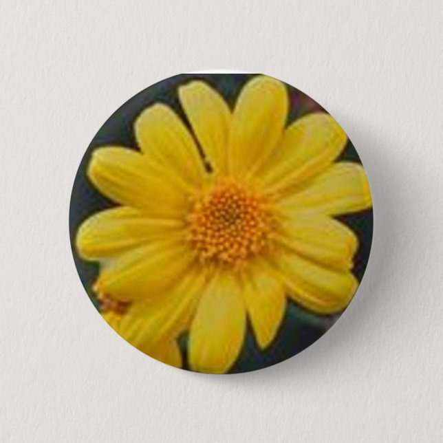 Badge Rond 5 Cm jaune (Devant)