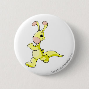 Badge Rond 5 Cm Jaune de Blumaroo